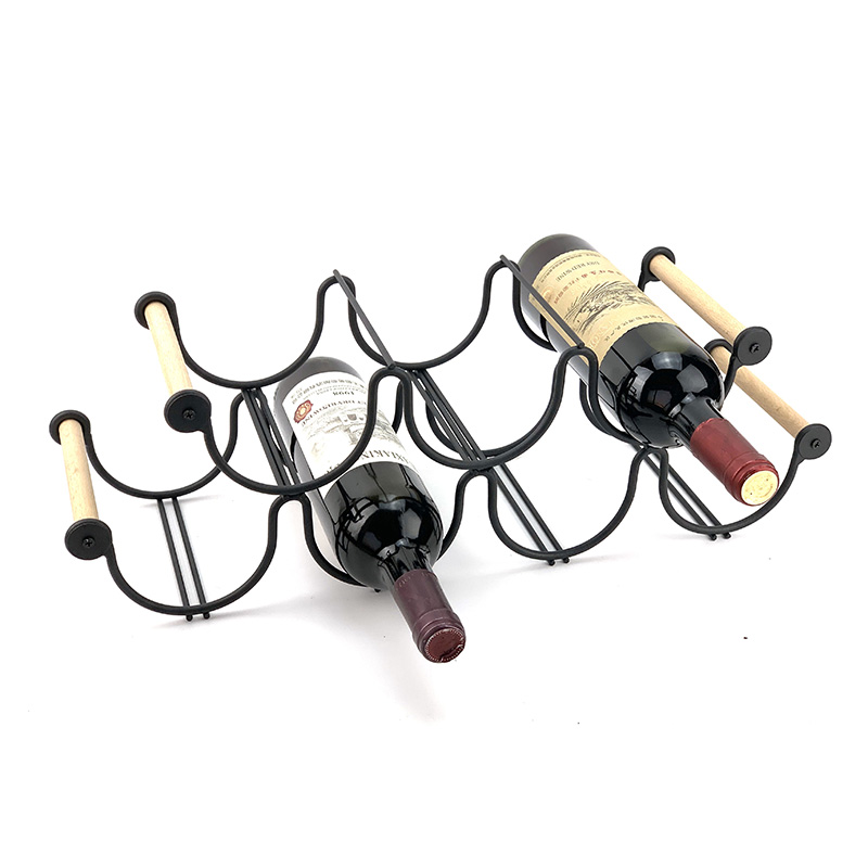 Stackable Expandable Wine Wooden Bottle Rack
