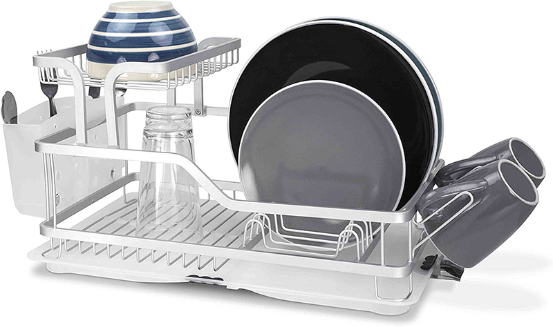 Aluminum 2-Tier Dish Drying Rack