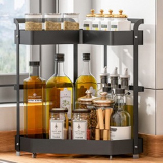 The L-Shaped Corner Kitchen Storage Rack