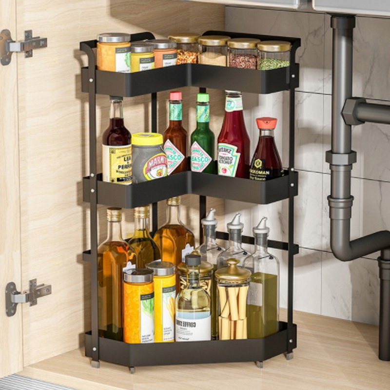 The L-Shaped Corner Kitchen Storage Rack
