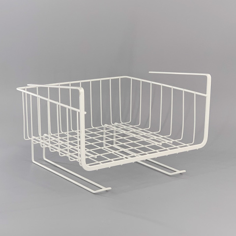 Cestas de almacenamiento colgantes debajo del gabinete con soporte de papel