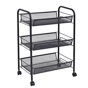 Keranjang Bergulir Utilitas Seluler Dengan Keranjang Mesh