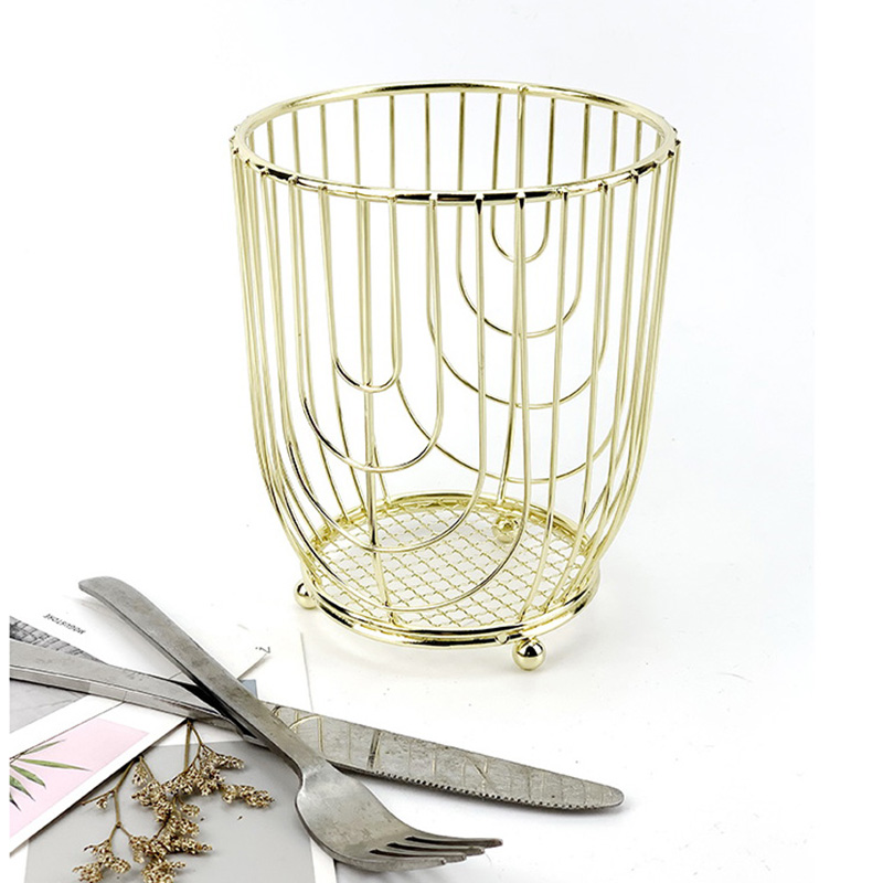 Gold Utensil Holder For Table