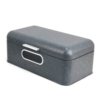 Dark Grey Bread Bin With Window