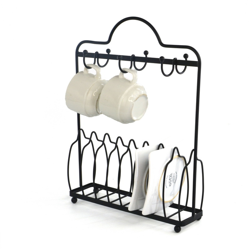 حامل طقم فنجان قهوة وصحن