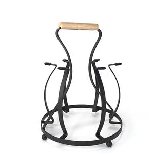 Holzaufh?nger Glashalter Rack