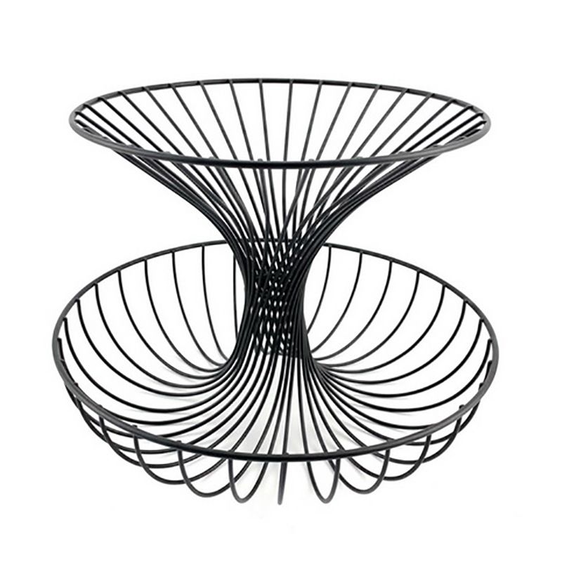 Nice Designed Modern 2 Tier Decorative Wire Baskets