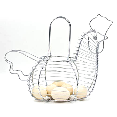 Household Essentials Metal Egg Storage Kitchen Basket