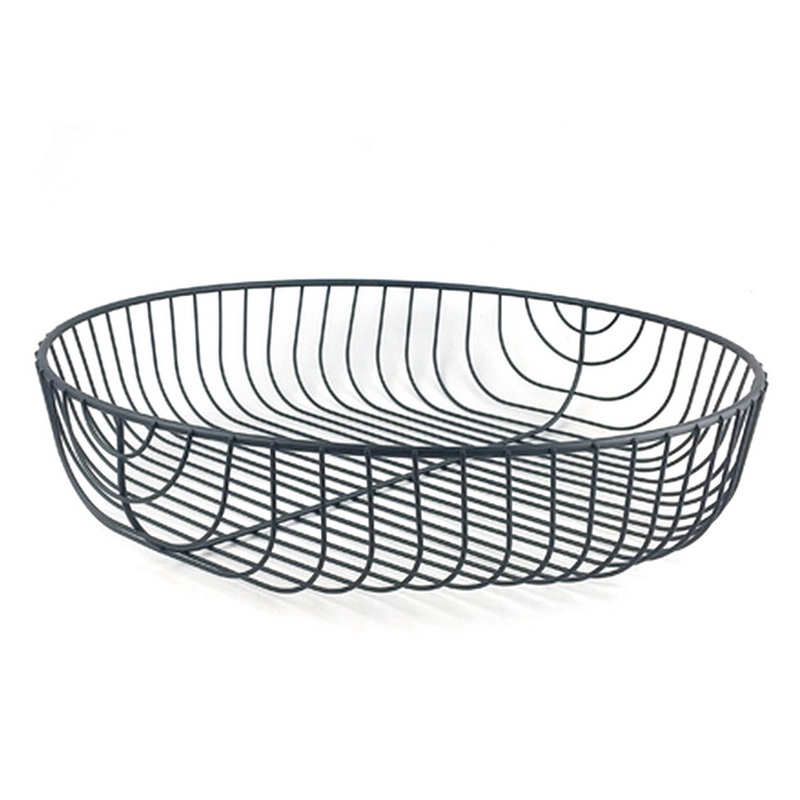 Powder Coated Wire Fruit Basket For Kitchen