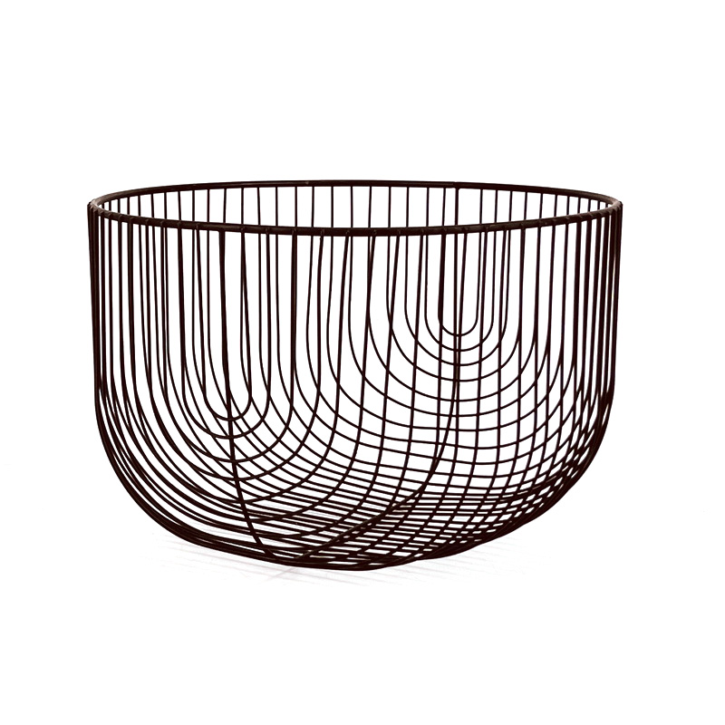 Powder Coated Wire Fruit Basket For Kitchen
