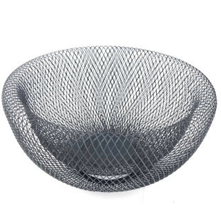 Runder Mesh-Aufbewahrungskorb für Wohnzimmer