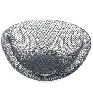 Runder Mesh-Aufbewahrungskorb für Wohnzimmer