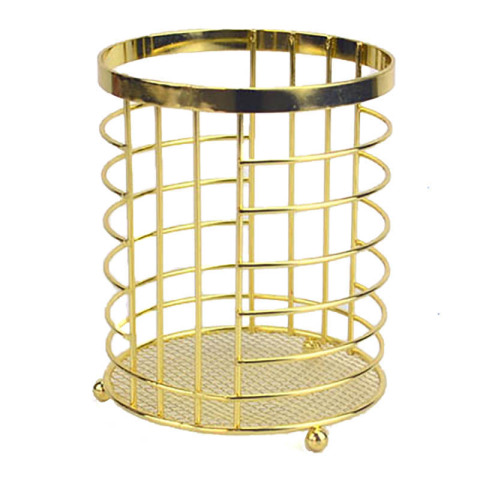 Portaherramientas de cocina dorado