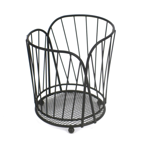 Cesta para utensilios de alambre de hierro