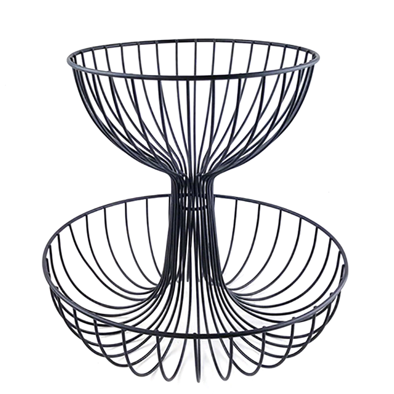 Nice Designed Modern 2 Tier Decorative Wire Baskets