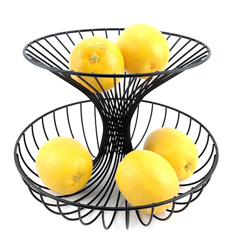 Nice Designed Modern 2 Tier Decorative Wire Baskets