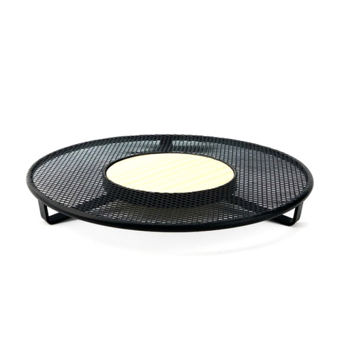 Trivet de acero de mesa resistente al calor con pies