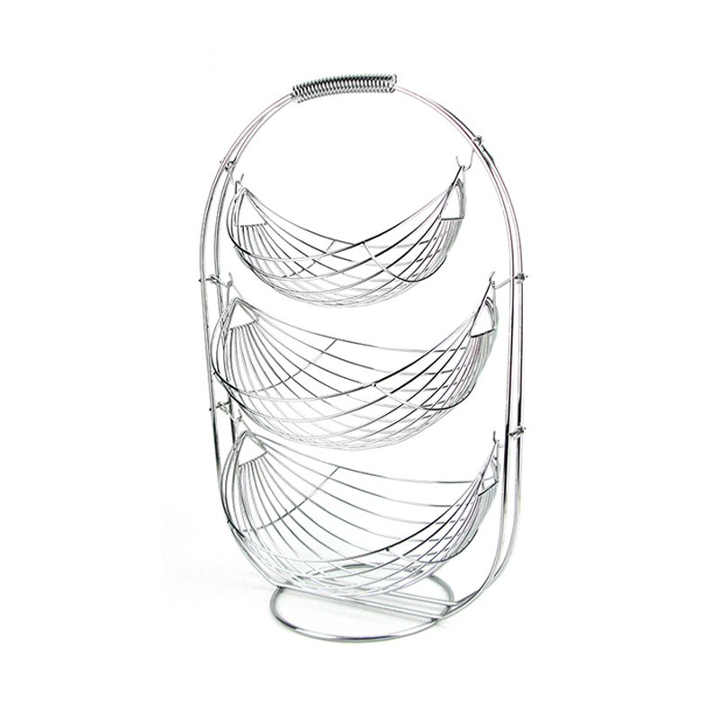 Knock Down 2 And 3 Tier Wire Fruit And Vegetable Basket