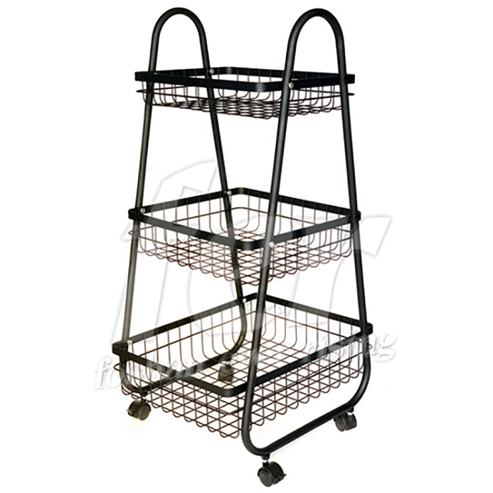 Double Laundry Basket With Wheels