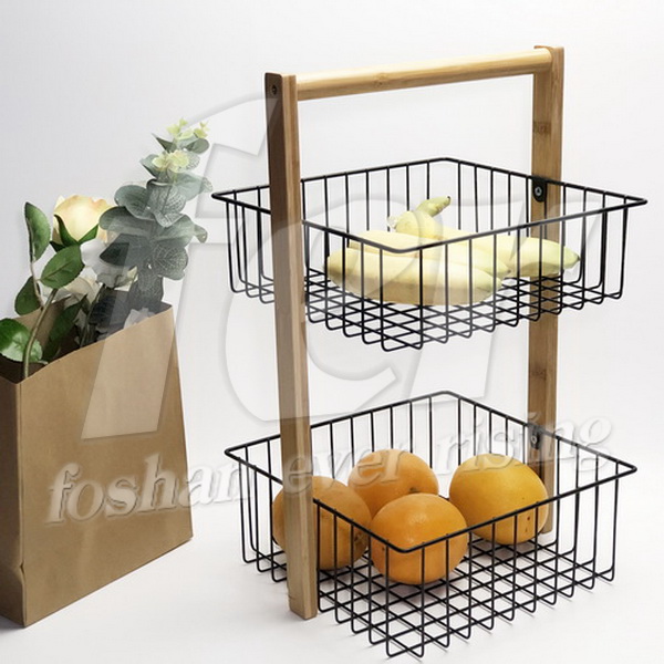 Wire Decorative Storage Fruit Basket For Dining Table