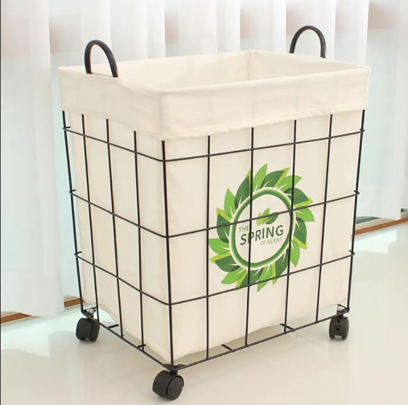 Storage Baskets Organizer With Handle