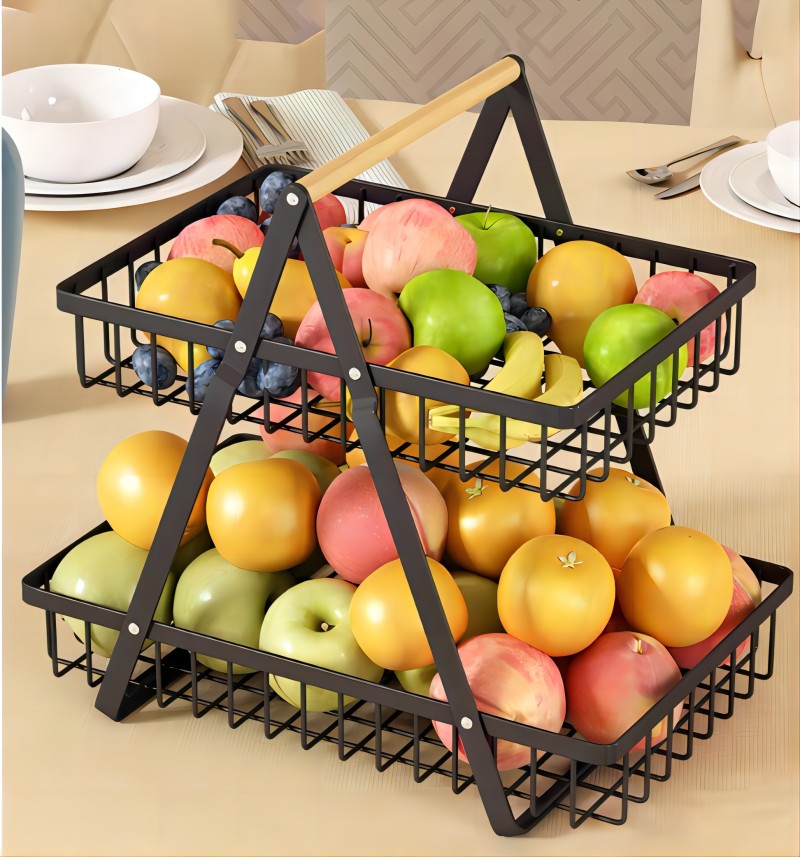 Wire Countertop Fruit Storage