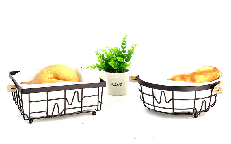 Wire Countertop Fruit Storage Baskets