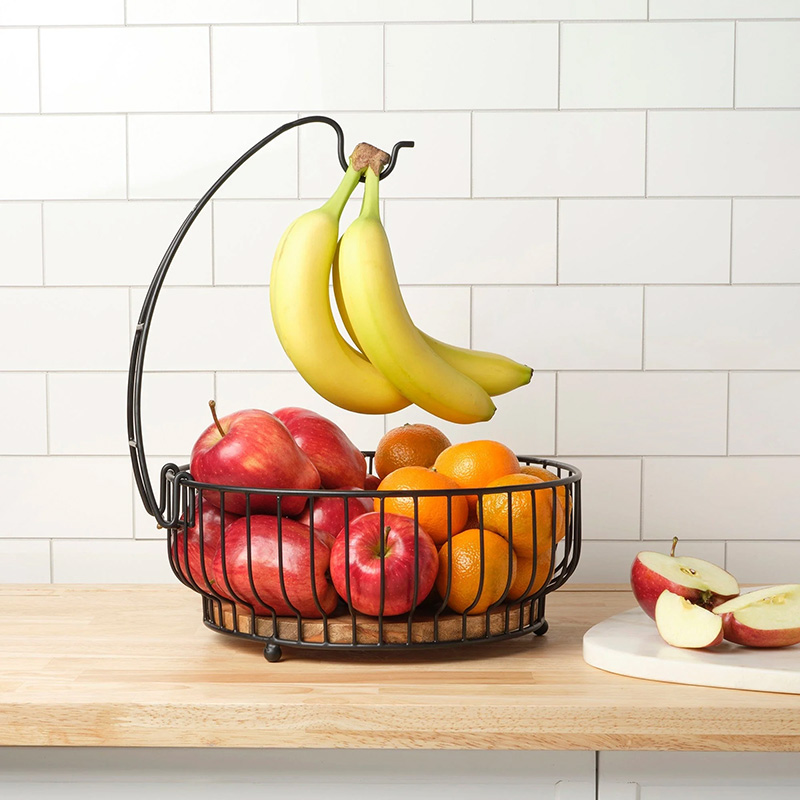 Over Cabinet Door Hanging Storage Basket