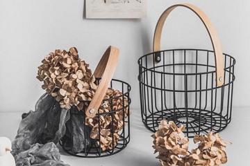 Kiváló, t?bbfunkciós fém tárolókosár: t?kéletes asszisztens az otthoni élethez