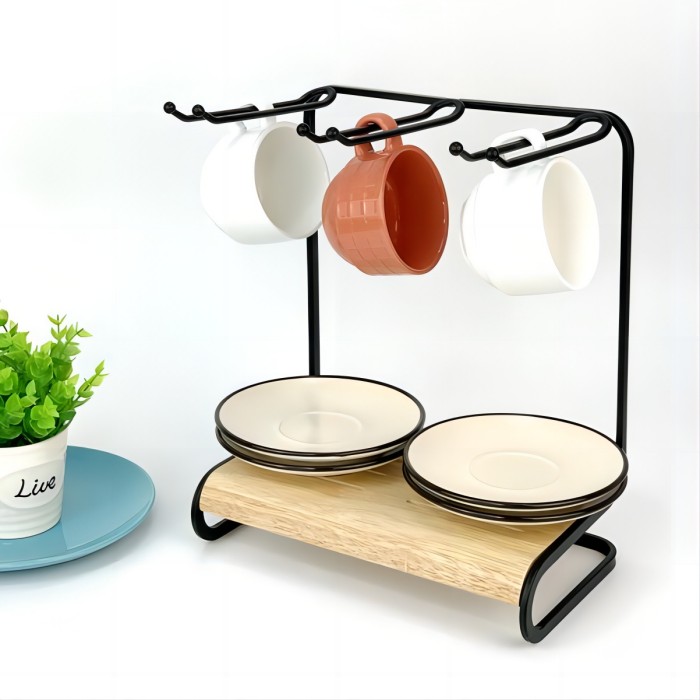 The Art and Utility of Iron Coffee Mug Holder