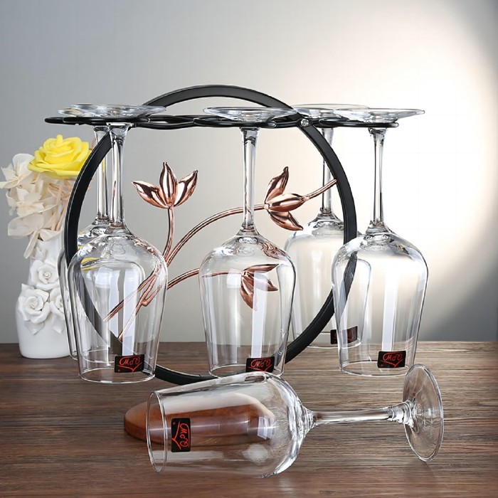 The Elegance and Practicality of Iron Wine Glass Racks