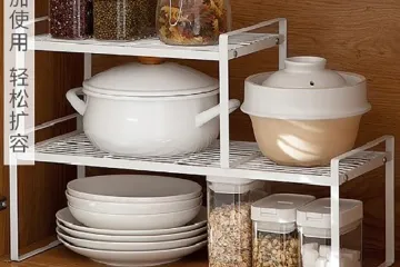 Étagères de rangement pliantes pour cuisine : créez un nouveau style de cuisine soignée