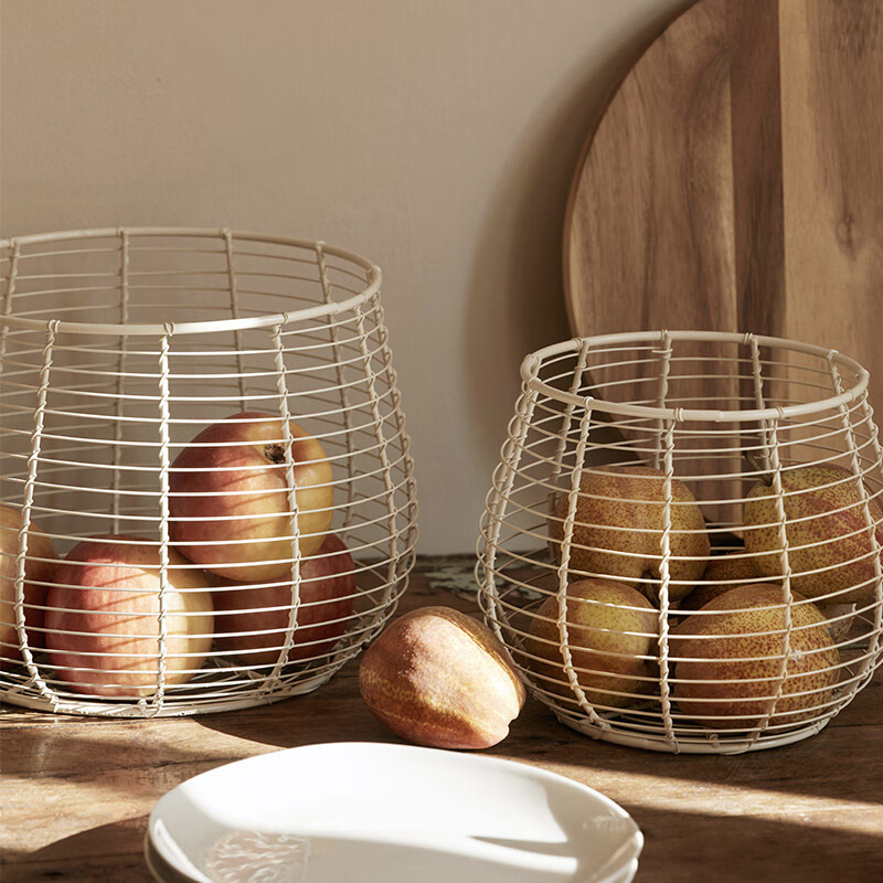 Wire Decorative Storage Fruit Basket