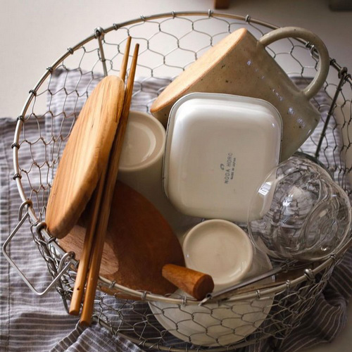 Iron kitchen storage new rustic style products, rural charm reproduction home aesthetics