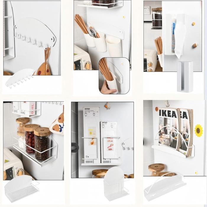 Magnetic adsorption x non-marking sticker technology, opening a new era of hole-free smart storage