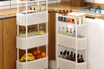 Space Magician! Clip Storage Cart - Big Wisdom in Small Corners, Here Comes the Home Storage Revolution!