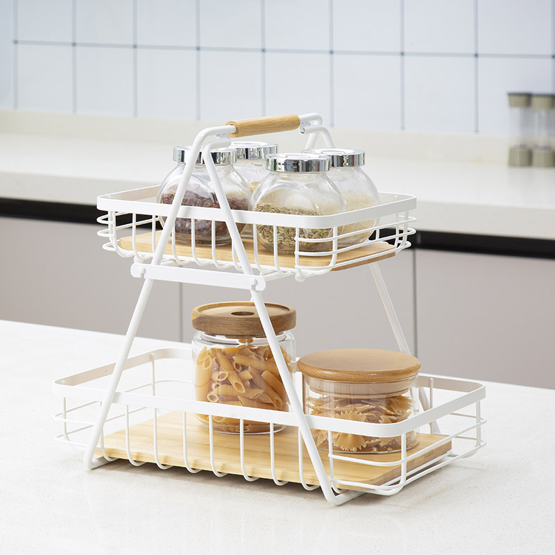 Stylish Metal Wire Storage Baskets for Kitchen & Home | EVER RISING Metal Home Organizer Collection