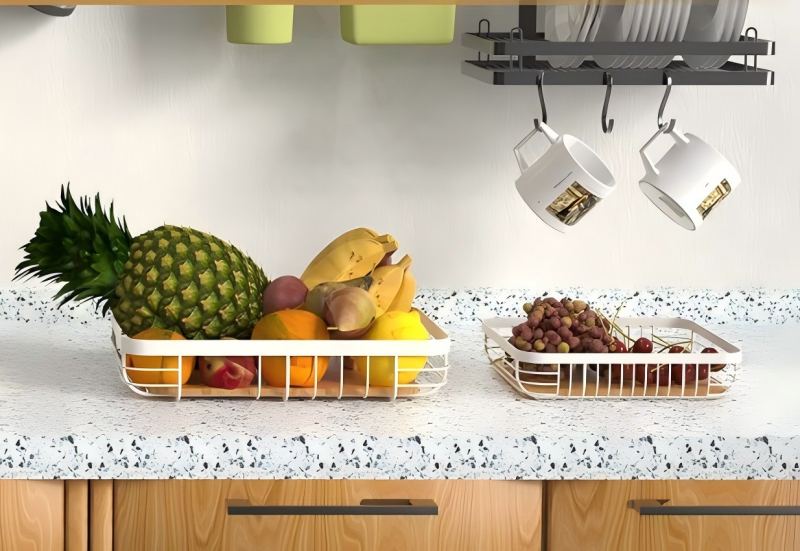metal wire storage baskets