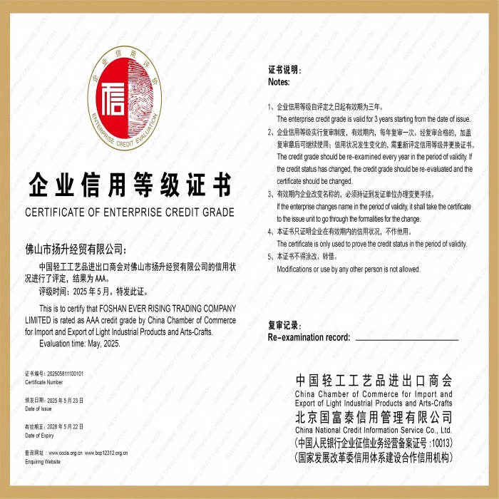 Awarded AAA Credit Rating: A Testament to Excellence in Home Storage Solutions