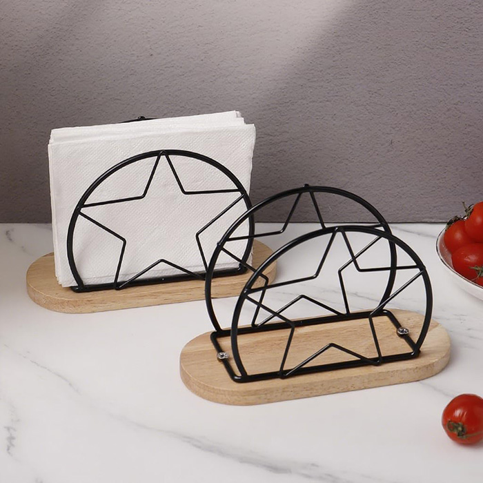 Bamboo + wire handmade napkins environmental creativity to lead the kitchen new fashion