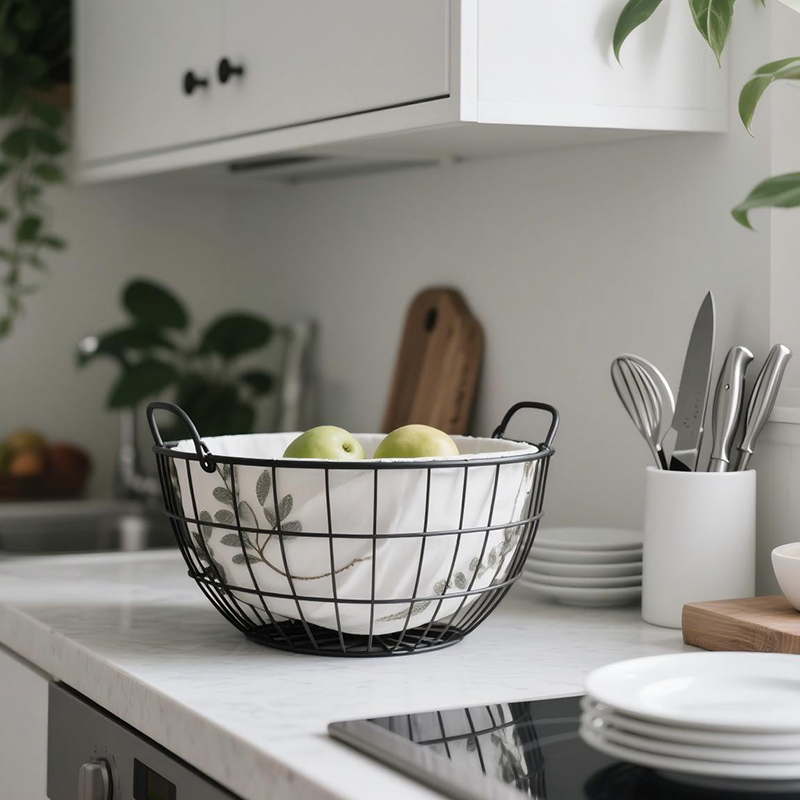 The Serene Beauty Narrative of the Nordic-style Iron Fruit Basket