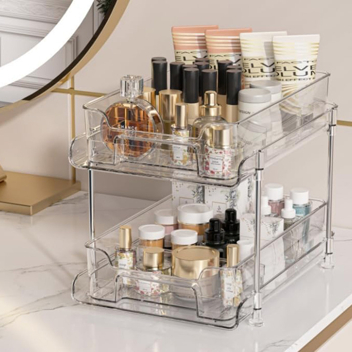 Innovative fusion: iron + plastic storage rack leads the new trend in storage
