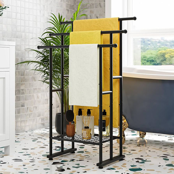 Over The Door Towel Bar Rack