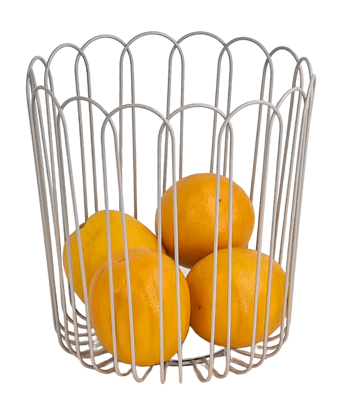 Large Powder coated Wire Fruit Basket for Kitchen