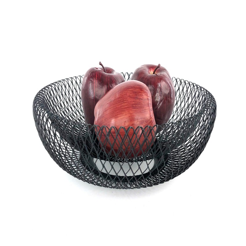 Powder Coated Wire Fruit Storage Basket for Countertop Fruit Storage