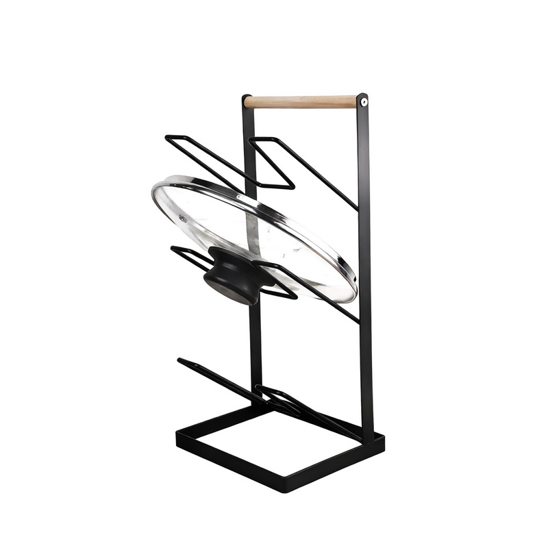 metal pot lid rack