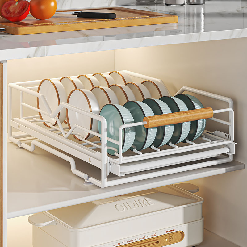 Iron Powder Coated Kitchen Pull-Out Basket