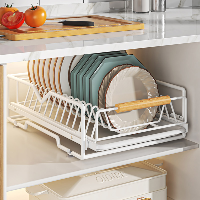 Iron Powder Coated Kitchen Pull-Out Basket