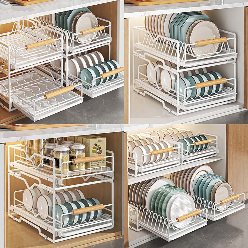 Iron Kitchen Pull-Out Basket
