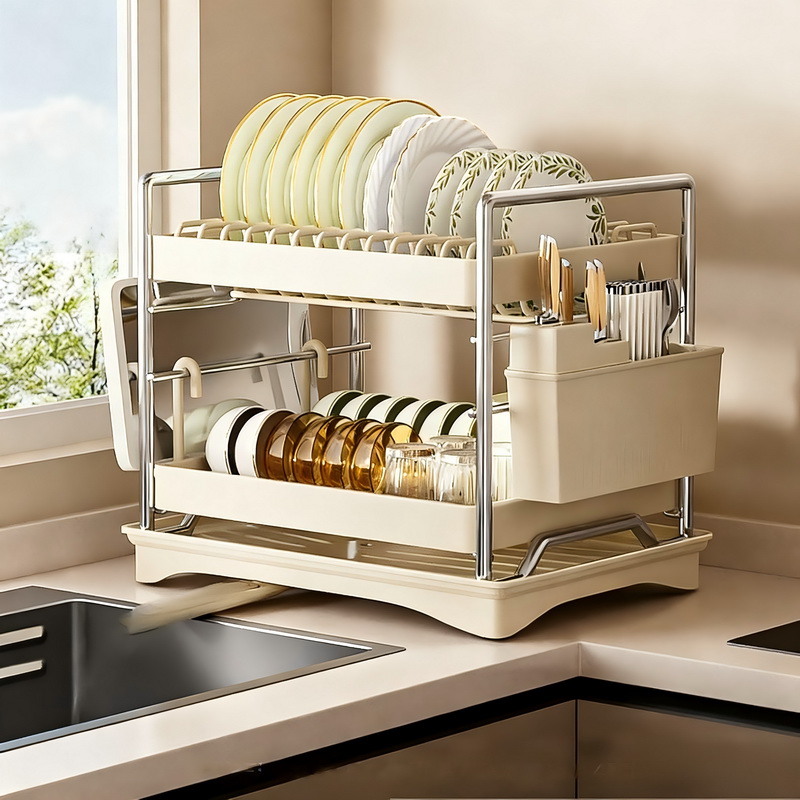 ESCURRIDOR DE PLATOS DE 2 NIVELES